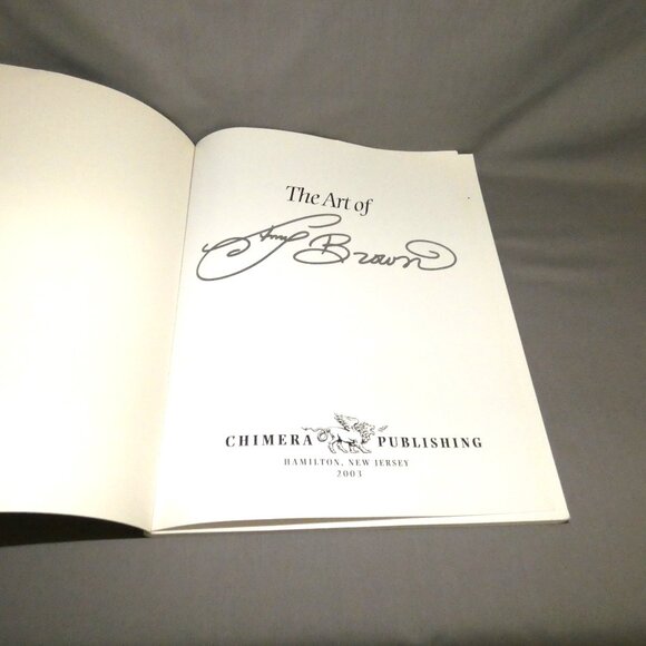 Set of 2 signed Amy Brown art books, The Art of Amy Brown 1 & 2 - Picture 3 of 7